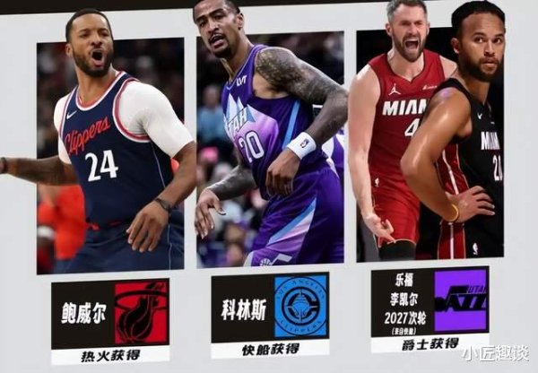 3 thay đổi đội hình của đội! Clippers bán Powell, Jazz gửi Collins đi và sức nóng từ bỏ tình yêu